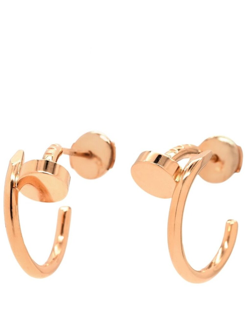 Cartier Earrings Juste un Clou SM Pink Gold PG Hoop